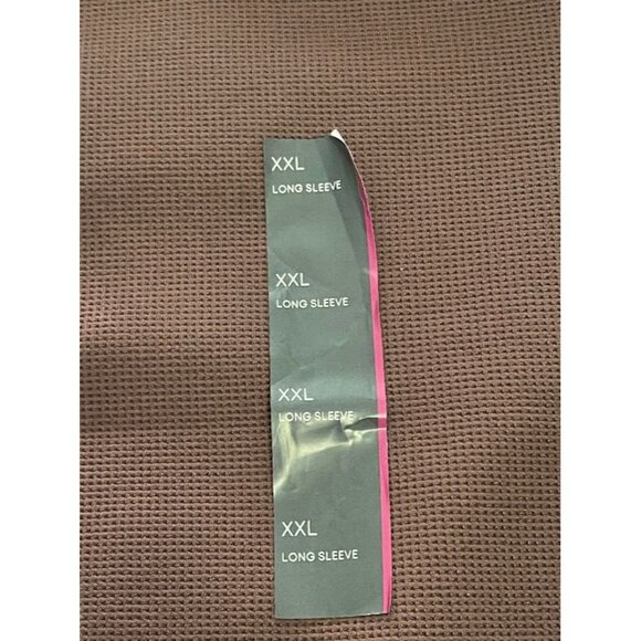 All In Motion‎ XXL Long Sleeve Brown Hoodie  Recycled Polyester & Spandex - Picture 5 of 16